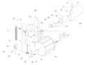 FeedáRolleráHousingáAssembly Diagram and Parts List for CH6993H 76635 Bear Cat Chipper Shredder